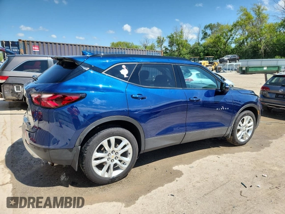 2022 Chevrolet Blazer LT with VIN 3GNKBJRS0NS149559, listed as a Copart auction lot 61374985 with 42,095 mi miles and Salvage title. Bid and sale history available at DreamBid. Image 3.