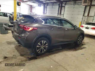 2017 Infiniti QX30 Luxury with VIN SJKCH5CR2HA030567, listed as a Copart auction lot 58141504 with 46,106 mi miles and Salvage Title. Bid and sale history available at carsss.com. Image 3.