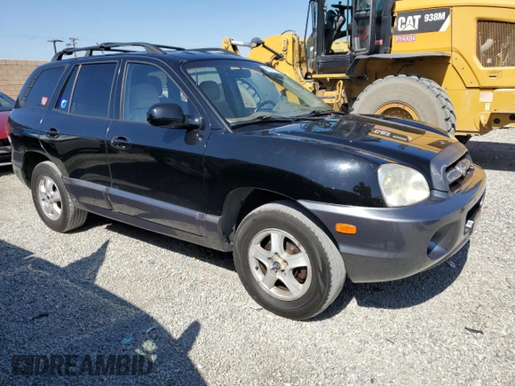 2006 Hyundai Santa Fe GLS with VIN KM8SC73D86U110864, listed as a Copart auction lot 46885805 with 184,782 mi miles and Clean Title. Bid and sale history available at carsss.com. Image 4.