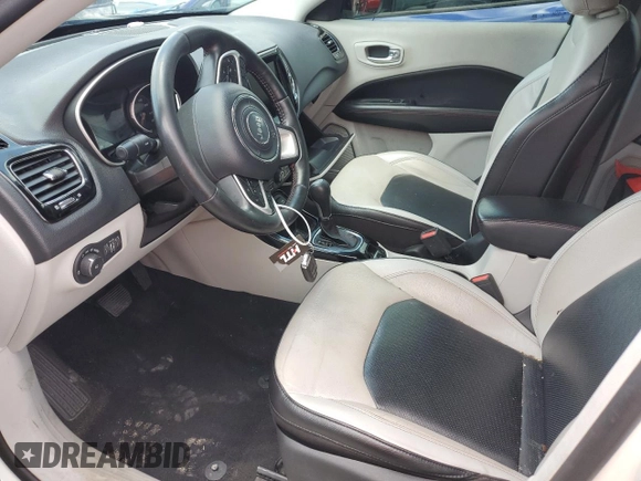 2020 Jeep Compass Limited with VIN 3C4NJCCB8LT108214, listed as a Copart auction lot 58131145 with 90,445 mi miles and Clean title. Bid and sale history available at DreamBid. Image 7.