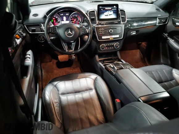 2017 Mercedes-Benz GLS 450 with VIN 4JGDF6EEXHA854437, listed as a Copart auction lot 53720415 with 105,375 mi miles and Salvage title. Bid and sale history available at DreamBid. Image 8.