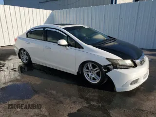 2012 Honda Civic EX with VIN 19XFB2F8XCE102026, listed as a Copart auction lot 52682475 with 140,165 mi miles and Clean Title. Bid and sale history available at DreamBid. Image 4.