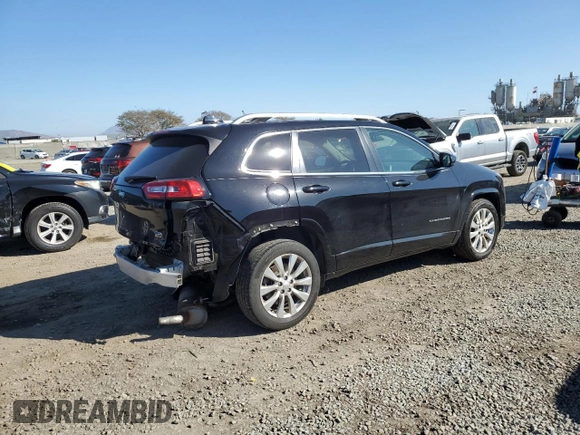 2018 Jeep Cherokee with VIN 1C4PJLJX9JD511600, listed as a Copart auction lot 46846615 with 67,482 mi miles and Salvage title. Bid and sale history available at DreamBid. Image 3.