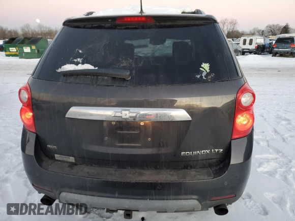2014 Chevrolet Equinox LTZ with VIN 2GNFLHE34E6250687, listed as a Copart auction lot 87400714 with 136,491 mi miles and Salvage Title. Bid and sale history available at carsss.com. Image 6.