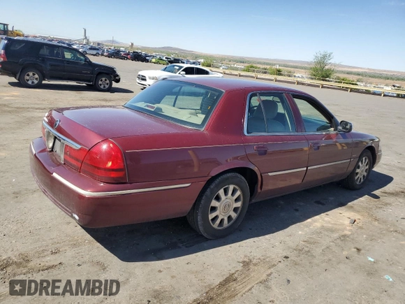 2004 Mercury Grand Marquis LS Premium z VIN 2MEHM75W34X636723, wystawiony jako Copart lot #54144055 z przebiegiem 161 886 mil mil oraz Szkoda całkowita • Salvage title. Historia ofert i sprzedaży dostępna na DreamBid. Obrazek 3.