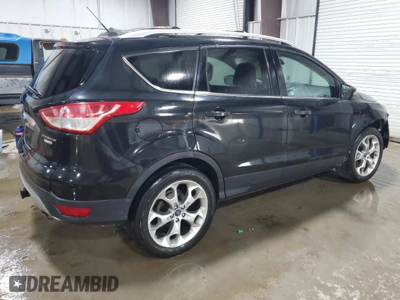 2015 Ford Escape Titanium with VIN 1FMCU9J95FUC36112, listed as a Copart auction lot 61374015 with 111,041 mi miles and Salvage title. Bid and sale history available at DreamBid. Image 3.