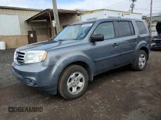 2012 Honda Pilot LX with VIN 5FNYF4H27CB014529, listed as a Copart auction lot 48699935 with 132,563 mi miles and Salvage Title. Bid and sale history available at carsss.com. Image 1.