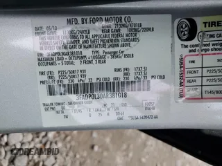 2010 Ford Fusion Hybrid with VIN 3FADP0L30AR381018, listed as a Copart auction lot 87867145 with 0 mi miles and Salvage Title. Bid and sale history available at carsss.com. Image 12.