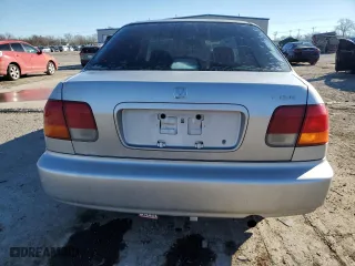 1996 Honda Civic EX with VIN 1HGEJ8644TL027704, listed as a Copart auction lot 88506285 with 296,127 mi miles and Salvage Title. Bid and sale history available at carsss.com. Image 6.
