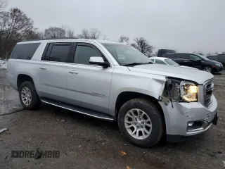 2019 GMC Yukon XL SLT with VIN 1GKS1GKC2KR380936, listed as a Copart auction lot 84625174 with 118,077 mi miles and Salvage Title. Bid and sale history available at carsss.com. Image 4.