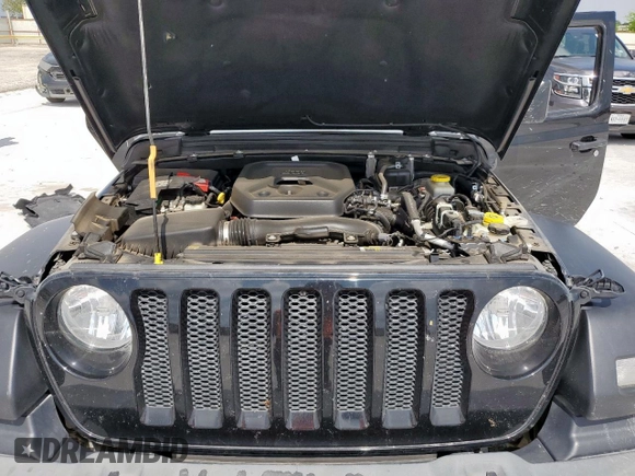 2020 Jeep Wrangler Unlimited Sport S with VIN 1C4HJXDN6LW312825, listed as a Copart auction lot 58836955 with 89,727 mi miles and Salvage title. Bid and sale history available at DreamBid. Image 12.