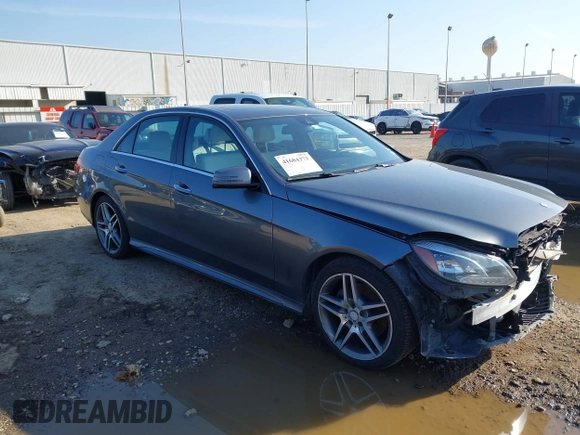 2016 Mercedes-Benz E 350 Sport with VIN WDDHF5KB5GB219750, listed as a IAAI auction lot 41684373 with 141,595 mi miles and . Bid and sale history available at DreamBid. Image 1.