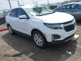 2024 Chevrolet Equinox LT z VIN 3GNAXKEG2RL237856, wystawiony jako IAAI lot #42277142 z przebiegiem 22 835 mil mil oraz . Historia ofert i sprzedaży dostępna na DreamBid. Obrazek 1.