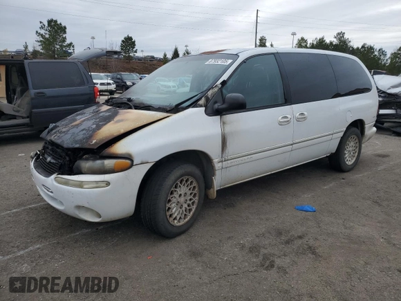 1998 Chrysler Town & Country LXi with VIN 1C4GP54L3WB501599, listed as a Copart auction lot 87932105 with 0 mi miles and Salvage Title. Bid and sale history available at carsss.com. Image 1.