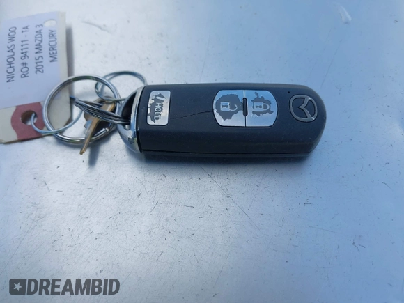 2015 Mazda 3 i Sport with VIN JM1BM1K76F1244820, listed as a IAAI auction lot 41782066 with 130,325 mi miles and . Bid and sale history available at DreamBid. Image 11.
