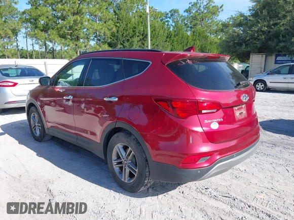 2017 Hyundai Santa Fe 2.4L with VIN 5XYZUDLBXHG397691, listed as a IAAI auction lot 42687035 with 115,563 mi miles and . Bid and sale history available at DreamBid. Image 3.