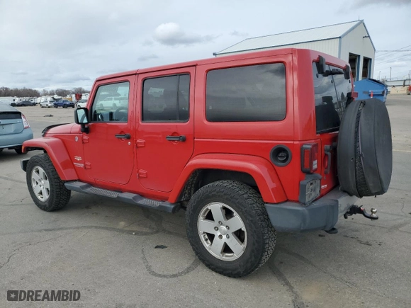 2012 Jeep Wrangler Unlimited Sahara with VIN 1C4BJWEGXCL223261, listed as a Copart auction lot 49350525 with 153,256 mi miles and Salvage Title. Bid and sale history available at carsss.com. Image 2.
