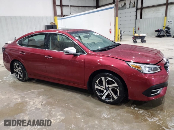 2020 Subaru Legacy Touring XT with VIN 4S3BWGP6XL3033200, listed as a Copart auction lot 60220495 with 58,460 mi miles and Salvage title. Bid and sale history available at DreamBid. Image 4.