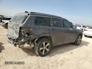 2021 Jeep Grand Cherokee Limited with VIN 1C4RJJBG3M8208322, listed as a Copart auction lot 56377745 with 89,879 mi miles and Salvage title. Bid and sale history available at DreamBid. Image 3.