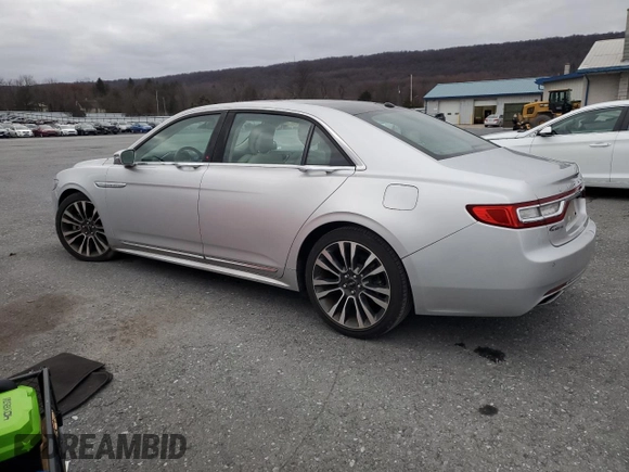 2017 Lincoln Continental Select with VIN 1LN6L9SP6H5627781, listed as a Copart auction lot 86077124 with 38,426 mi miles and Salvage title. Bid and sale history available at DreamBid. Image 2.