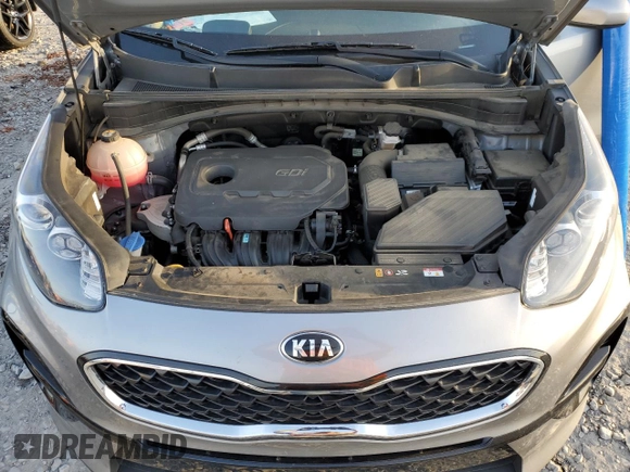 2021 Kia Sportage LX with VIN KNDPM3AC8M7944557, listed as a Copart auction lot 46100035 with 76,924 mi miles and Salvage Title. Bid and sale history available at carsss.com. Image 11.