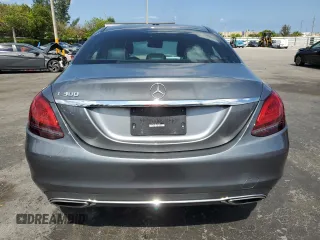 2021 Mercedes-Benz C 300 with VIN W1KWF8DB1MR623993, listed as a Copart auction lot 56164565 with 43,011 mi miles and Salvage title. Bid and sale history available at DreamBid. Image 6.