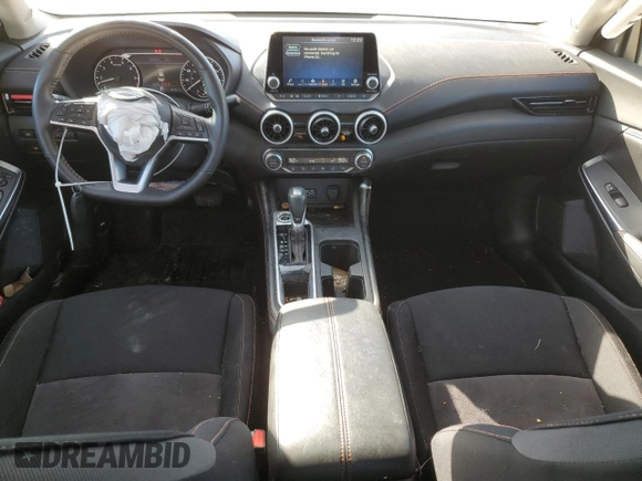 2022 Nissan Sentra SR with VIN 3N1AB8DVXNY287785, listed as a Copart auction lot 46651685 with 54,814 mi miles and Salvage Title. Bid and sale history available at carsss.com. Image 8.