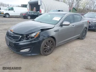 2013 Kia Optima SX with VIN 5XXGR4A6XDG140804, listed as a IAAI auction lot 42078793 with 237,404 mi miles. Bid and sale history available at carsss.com. Image 2.