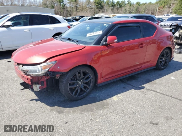 2016 Scion tC with VIN JTKJF5C7XGJ026613, listed as a Copart auction lot 54233645 with 171,573 mi miles and Salvage Title. Bid and sale history available at carsss.com. Image 1.