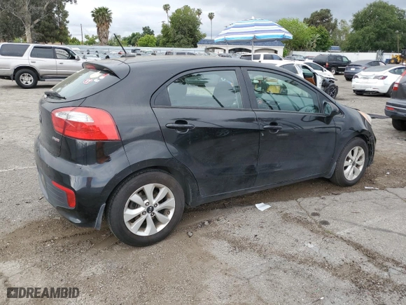 2016 Kia Rio EX with VIN KNADN5A31G6549722, listed as a Copart auction lot 53671625 with 185,834 mi miles and Clean Title. Bid and sale history available at carsss.com. Image 3.