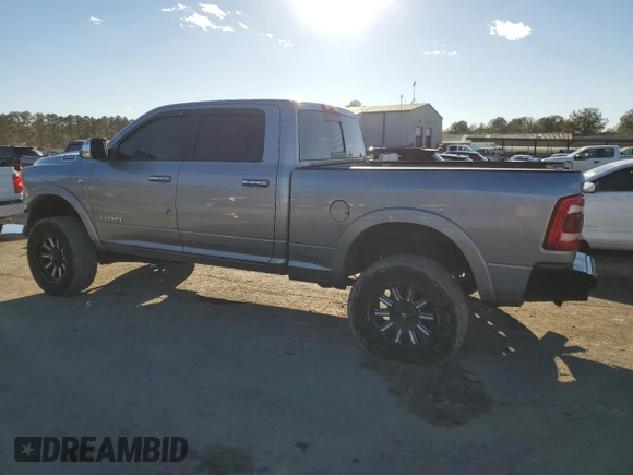 2020 Ram 2500 Laramie with VIN 3C6UR5FLXLG266753, listed as a Copart auction lot 83975174 with 127,732 mi miles and Salvage Title. Bid and sale history available at carsss.com. Image 2.