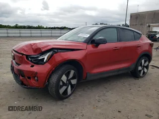 2022 Volvo C40 Recharge Pure Electric Ultimate with VIN YV4ED3GB5N2005173, listed as a Copart auction lot 55083914 with 10,128 mi miles. Bid and sale history available at carsss.com. Image 1.
