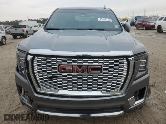 2022 GMC Yukon SLT with VIN 1GKS1BKD7NR330453, listed as a Copart auction lot 41437315 with 34,811 mi miles and Salvage Title. Bid and sale history available at carsss.com. Image 5.