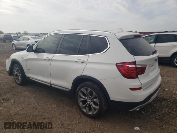 2016 BMW X3 xDrive28i with VIN 5UXWX9C55G0D80790, listed as a Copart auction lot 84271204 with 174,948 mi miles and Salvage Title. Bid and sale history available at carsss.com. Image 2.