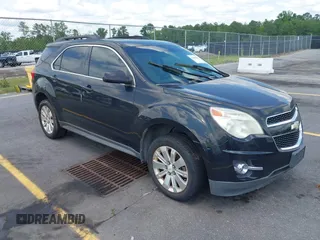 2011 Chevrolet Equinox 2LT z VIN 2CNFLPE51B6438210, wystawiony jako IAAI lot #42210614 z przebiegiem 150 803 mil mil oraz . Historia ofert i sprzedaży dostępna na DreamBid. Obrazek 1.
