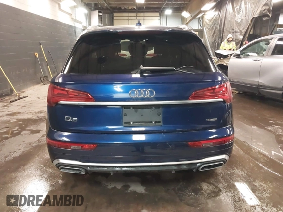 2022 Audi Q5 S line Premium Plus with VIN WA1EAAFY3N2088893, listed as a IAAI auction lot 41405327 with 35,566 mi miles. Bid and sale history available at carsss.com. Image 16.