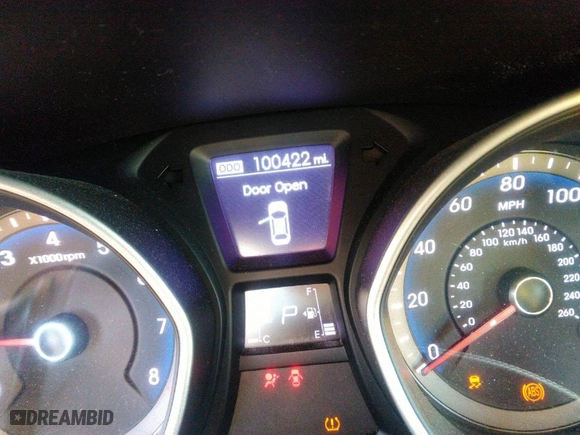 2015 Hyundai Elantra GT with VIN KMHD35LH1FU240579, listed as a IAAI auction lot 41872891 with 100,422 mi miles. Bid and sale history available at carsss.com. Image 7.
