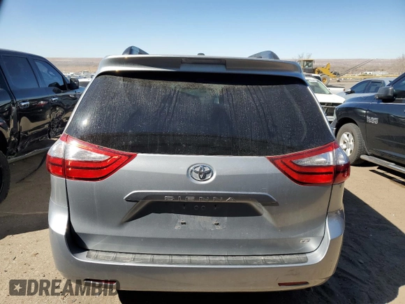 2016 Toyota Sienna LE AAS with VIN 5TDKK3DCXGS753986, listed as a Copart auction lot 46550215 with 45,074 mi miles and Salvage Title. Bid and sale history available at carsss.com. Image 6.