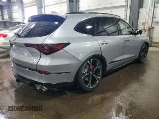 2025 Acura MDX Type S w/Advance Package with VIN 5J8YD8H86SL001026, listed as a Copart auction lot 48305575 with 3,871 mi miles and Salvage Title. Bid and sale history available at carsss.com. Image 3.