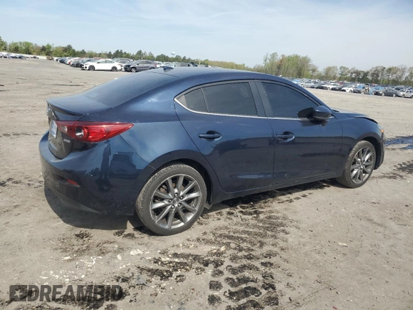 2018 Mazda 3 Touring with VIN 3MZBN1V36JM276942, listed as a Copart auction lot 53270775 with 65,822 mi miles and Salvage Title. Bid and sale history available at DreamBid. Image 3.