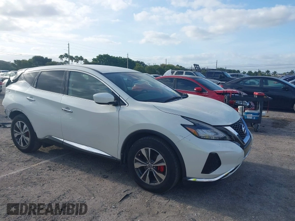 2022 Nissan Murano S z VIN 5N1AZ2ASXNC121965, wystawiony jako IAAI lot #42070134 z przebiegiem 26 019 mil mil oraz . Historia ofert i sprzedaży dostępna na DreamBid. Obrazek 1.