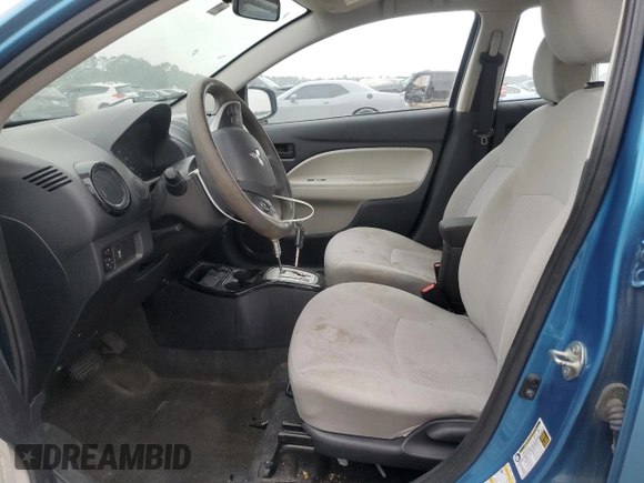 2019 Mitsubishi Mirage ES z VIN ML32F3FJ5KHF05583, wystawiony jako Copart lot #55788495 z przebiegiem 74 712 mil mil oraz Szkoda całkowita • Salvage title. Historia ofert i sprzedaży dostępna na DreamBid. Obrazek 7.