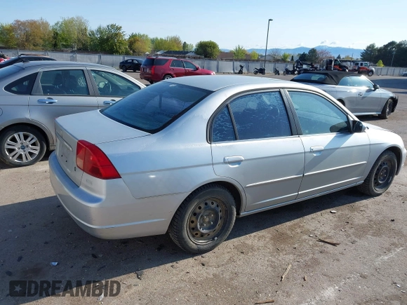 2001 Honda Civic EX with VIN 2HGES26771H512949, listed as a IAAI auction lot 42020043 with 299,833 mi miles. Bid and sale history available at carsss.com. Image 4.