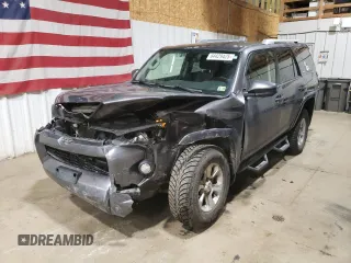2018 Toyota 4Runner SR5 with VIN JTEBU5JR5J5593670, listed as a Copart auction lot 64429425 with 156,040 mi miles and Salvage title. Bid and sale history available at DreamBid. Image 1.