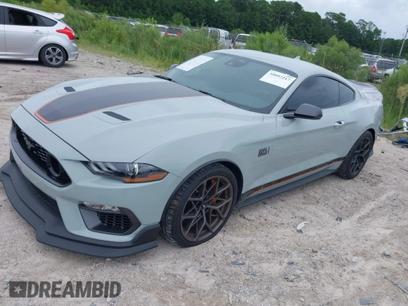 2022 Ford Mustang Mach 1 with VIN 1FA6P8R08N5551350, listed as a IAAI auction lot 39997217 with 17,534 mi miles and . Bid and sale history available at DreamBid. Image 17.
