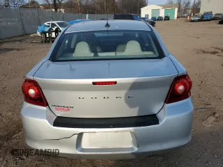 2012 Dodge Avenger SE with VIN 1C3CDZAB5CN153359, listed as a Copart auction lot 46983825 with 180,264 mi miles and Salvage Title. Bid and sale history available at DreamBid. Image 6.