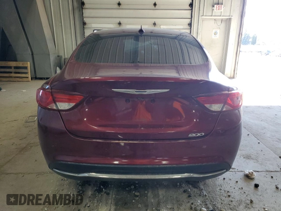 2015 Chrysler 200 Limited with VIN 1C3CCCABXFN755999, listed as a Copart auction lot 49608555 with 140,562 mi miles and Clean Title. Bid and sale history available at DreamBid. Image 6.