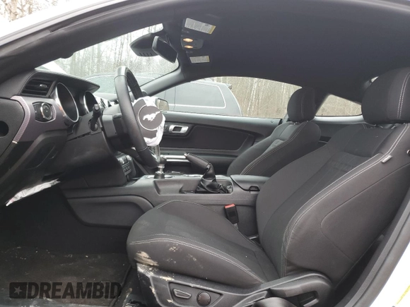 2021 Ford Mustang EcoBoost with VIN 1FA6P8TH7M5116896, listed as a Copart auction lot 38178004 with 36,035 mi miles and Salvage title. Bid and sale history available at DreamBid. Image 7.