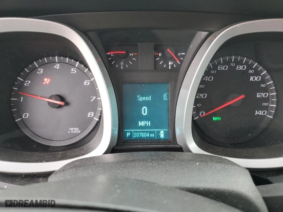 2012 Chevrolet Equinox LT w/1LT with VIN 2GNALDEKXC6188350, listed as a Copart auction lot 53714885 with 207,604 mi miles and Clean Title. Bid and sale history available at carsss.com. Image 9.
