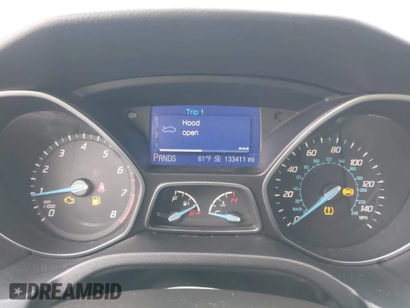 2013 Ford Focus SE with VIN 1FADP3F24DL152798, listed as a IAAI auction lot 42173023 with 133,411 mi miles and . Bid and sale history available at carsss.com. Image 7.